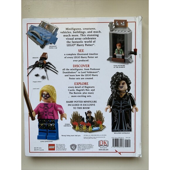 Lego Book Harry Potter Building the Magical World with Mini-figure by Dowsett - Picture 8 of 9